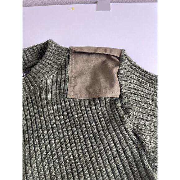 Vintage Mitts Nitts Military Service Issue Wool Sweater Size 40 - Picture 9 of 10